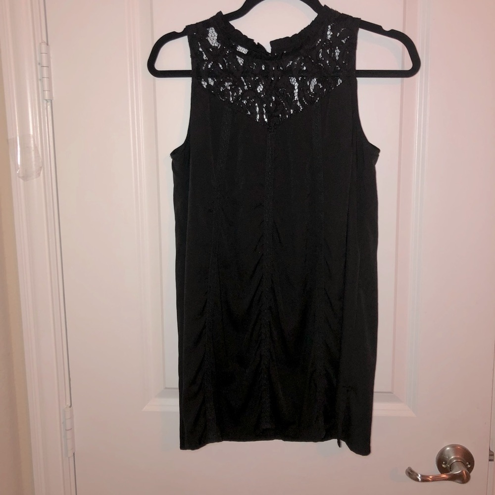 Octavia Sleeveless Black Top Size Small